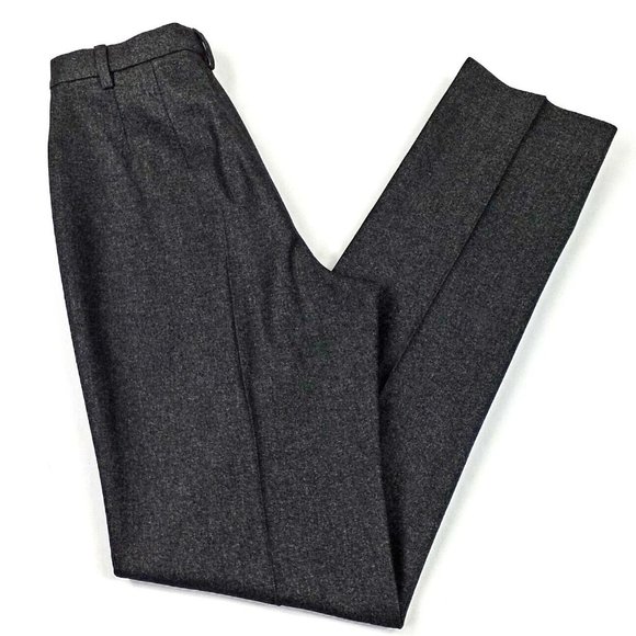 Vintage Giorgio's of Palm Beach Charcoal Wool Blend Career Dress Pants Womens 6 - Picture 6 of 14